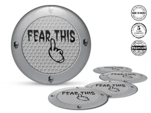 Resin Domed Stickers Style Premium Quantum Racing